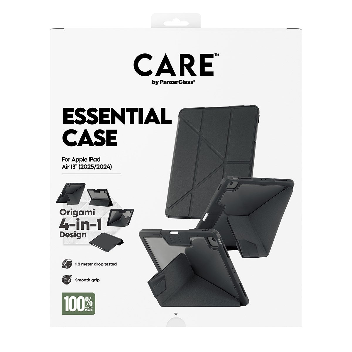 CARE by PanzerGlass® TPU Essential Case Schwarz iPad Air 13